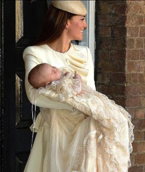 Prince George christening images - Duchess of Cambridge - October 2013.jpg